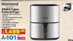 HOMEND YAĞSIZ FRİTÖZ AİRFRYER HOMEND YAĞSIZ FRİTÖZ AİRFRYER